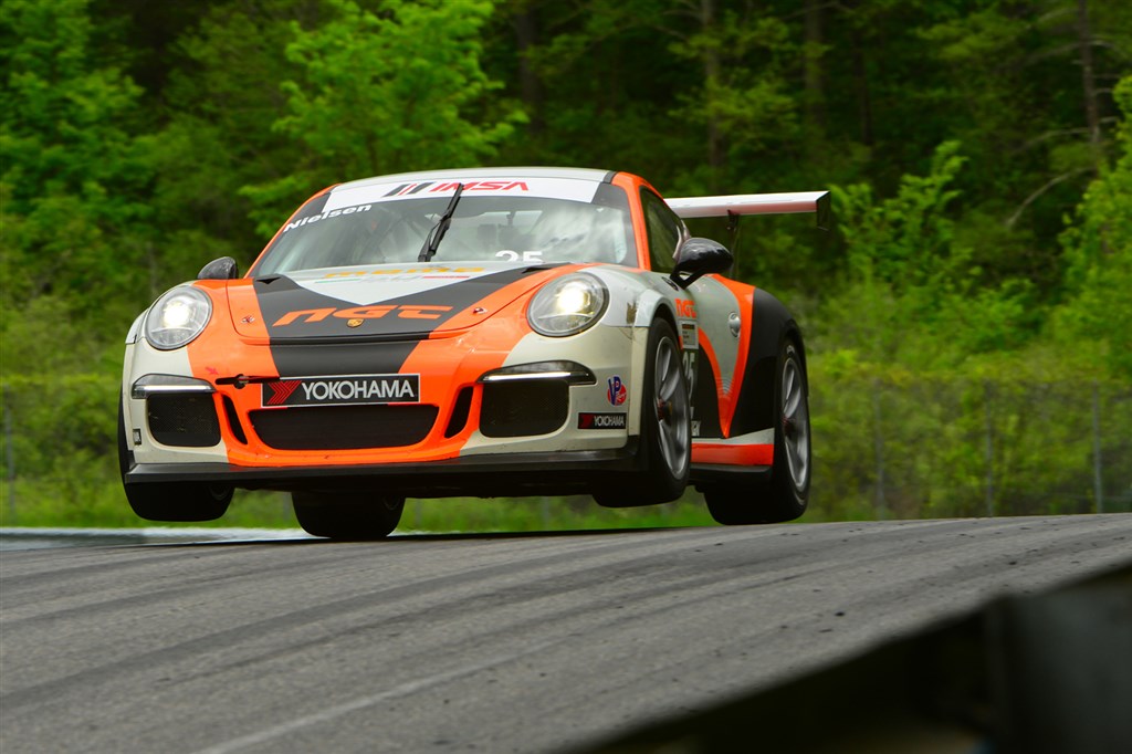 Christina Nielsen i Porsche GT3 Cup Challenge på Lime Rock tidligere på året
(Foto: CNR)